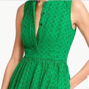 JCrew Eyelet Shirtdress